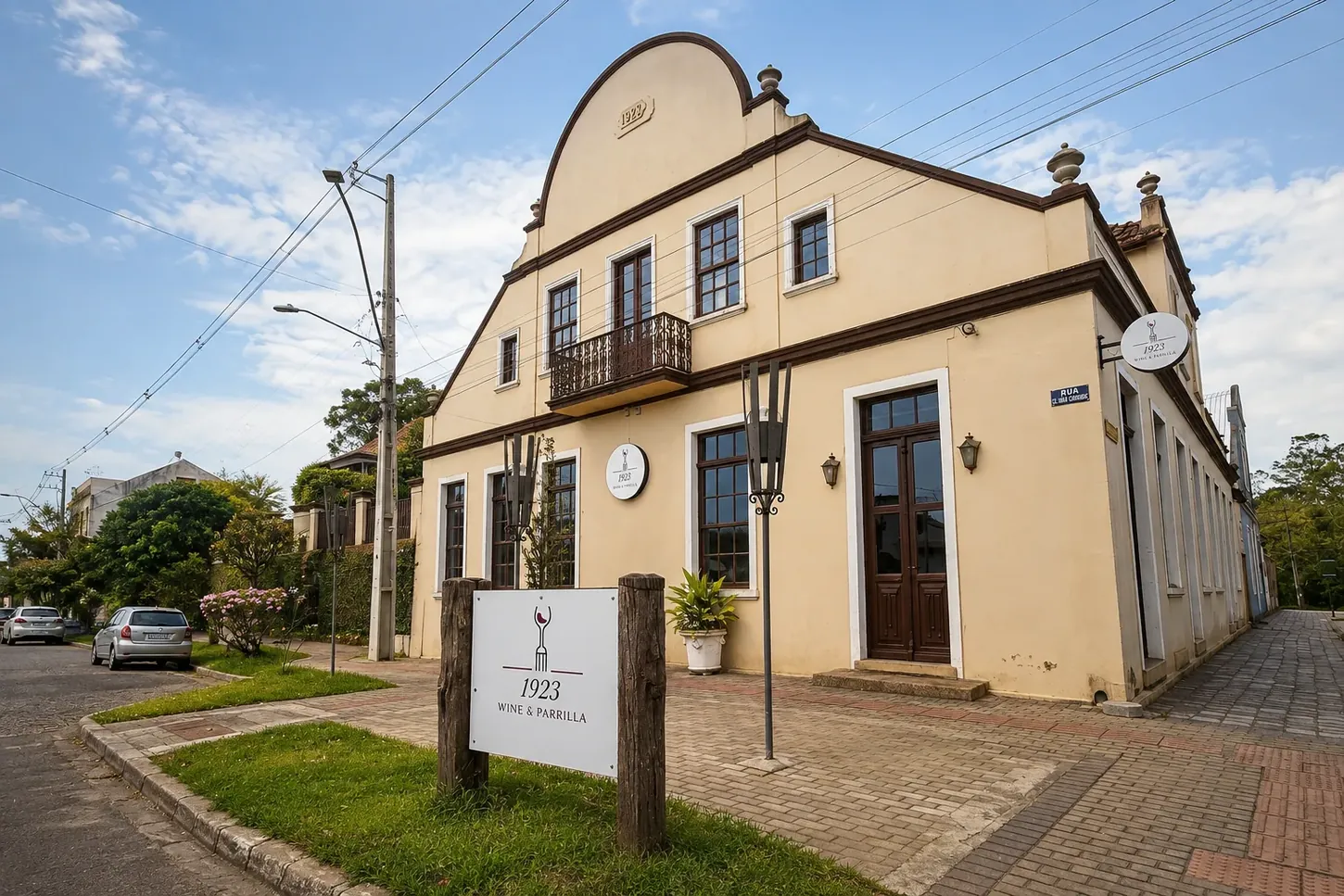Fachada do casarão 1923